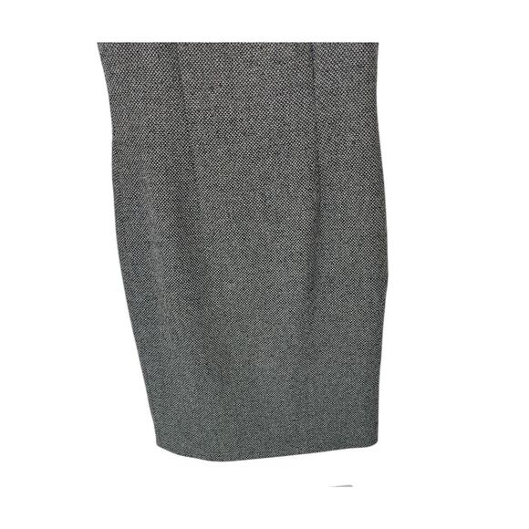 Rena Lange Sheath Dress Black White Sleeveless Tweed Twee Office Work Size 8 - Picture 5 of 12